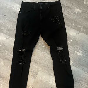 Men’s Waimea skinny fit ripped jeans